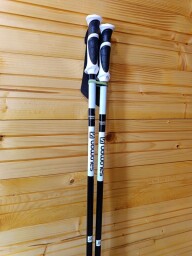 NOVÉ PALICE SALOMON X NORTH BLACK-WHITE 130CM